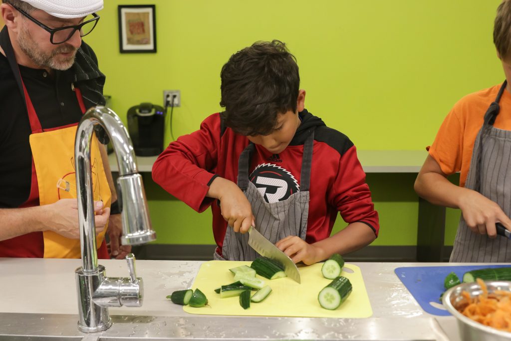 The Cooking Program at The Element nurtures this philosophy— students must try what is being cooked for them.