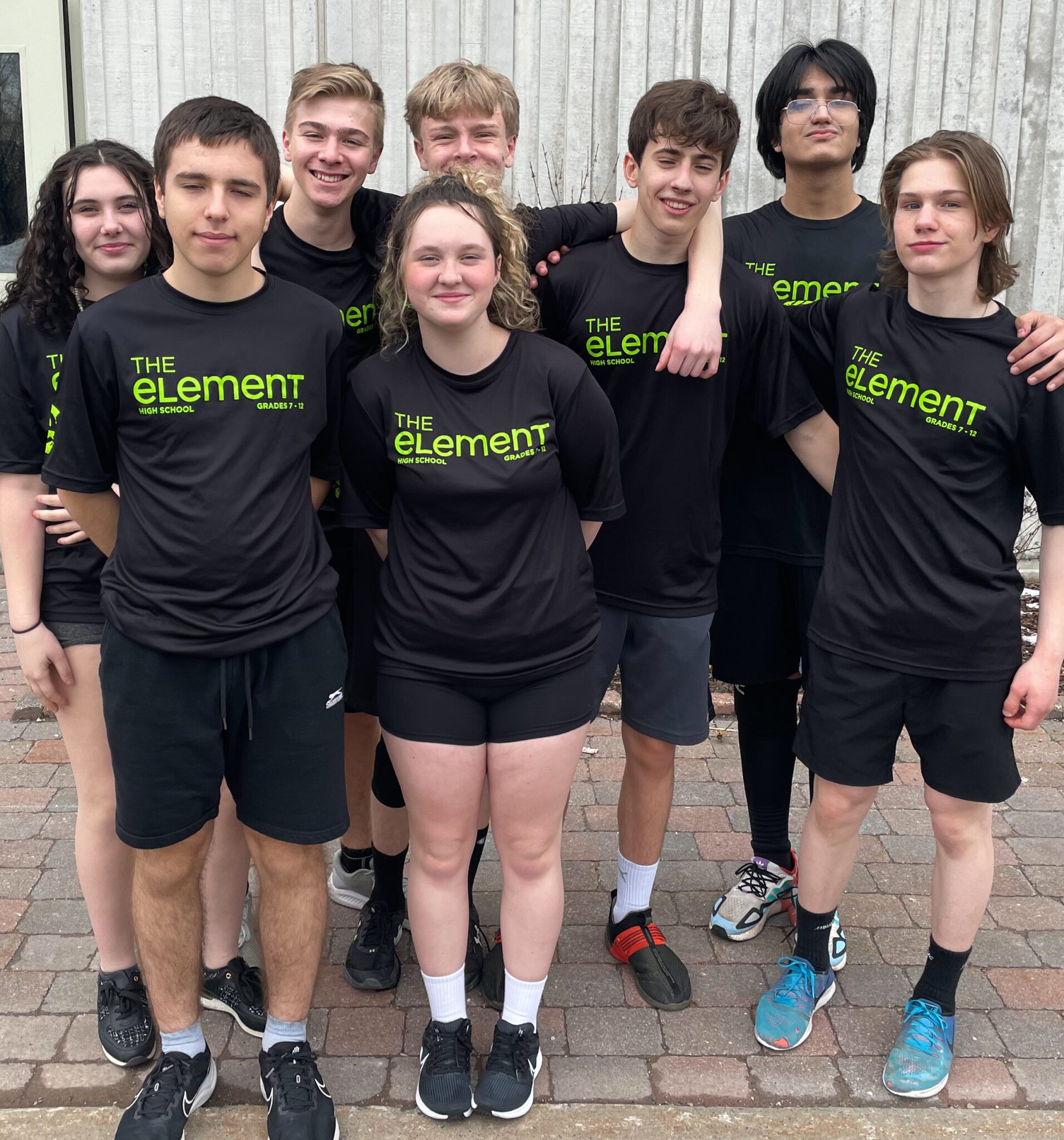 group of Element Highschool students